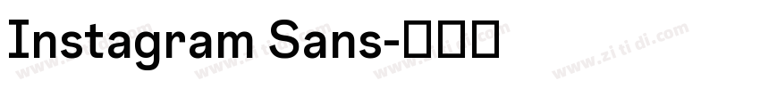 Instagram Sans字体转换